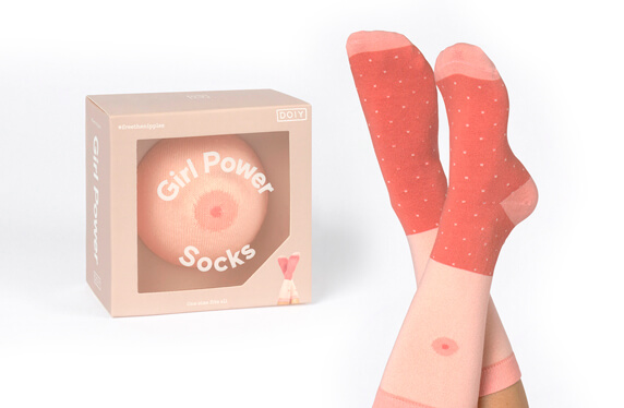 Los calcetines con poder femenino