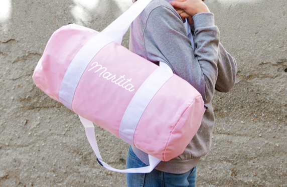 Bolsa de deporte personalizada con nombre