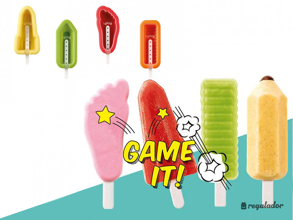 Set de moldes de helados icónicos Lékué