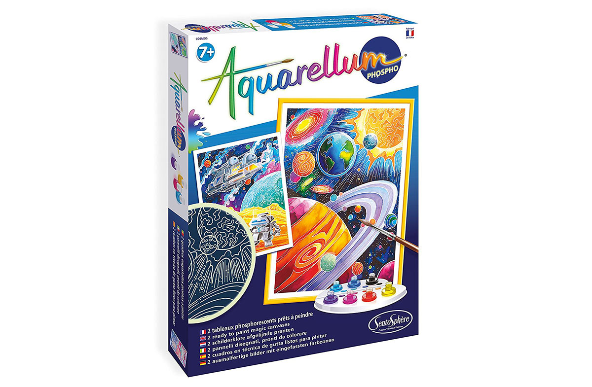 Kit de acuarelas fluorescentes