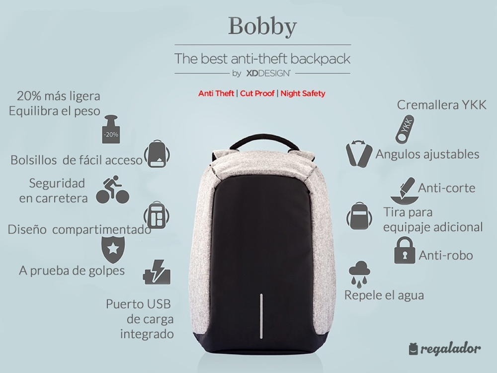 «Bobby»: la mochila antirrobos