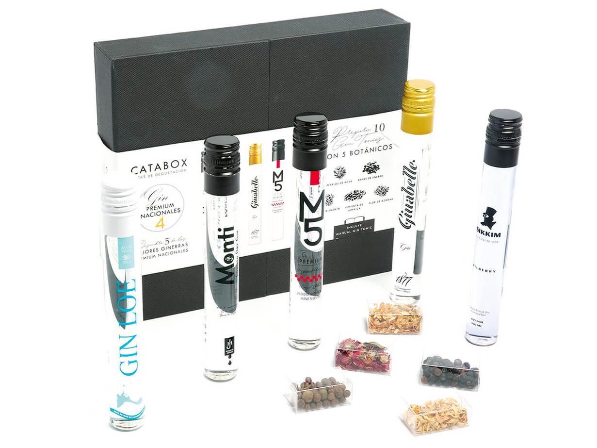 Estuche de cata de Ginebras Premium Nacionales