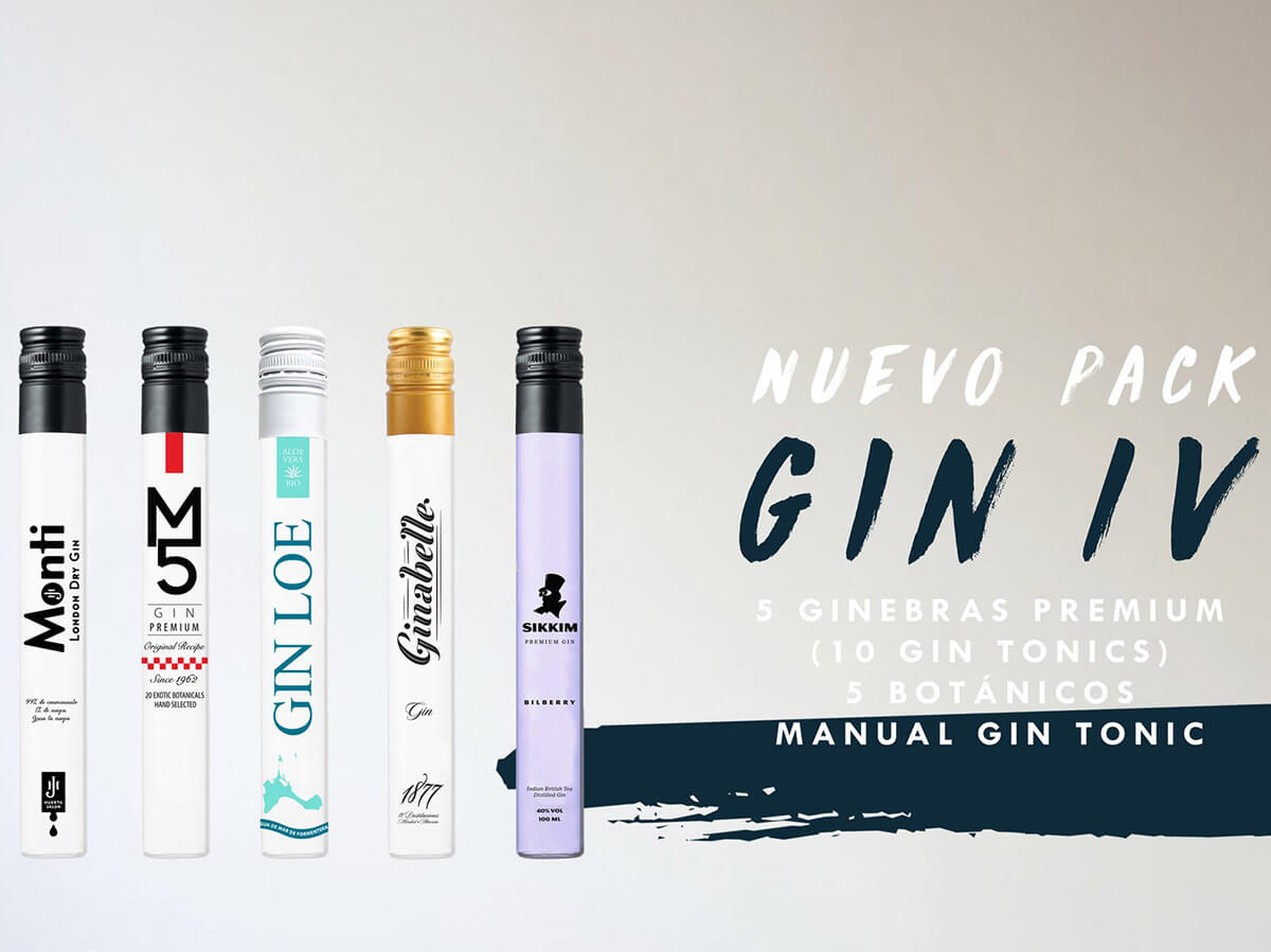 Estuche de cata de Ginebras Premium Nacionales