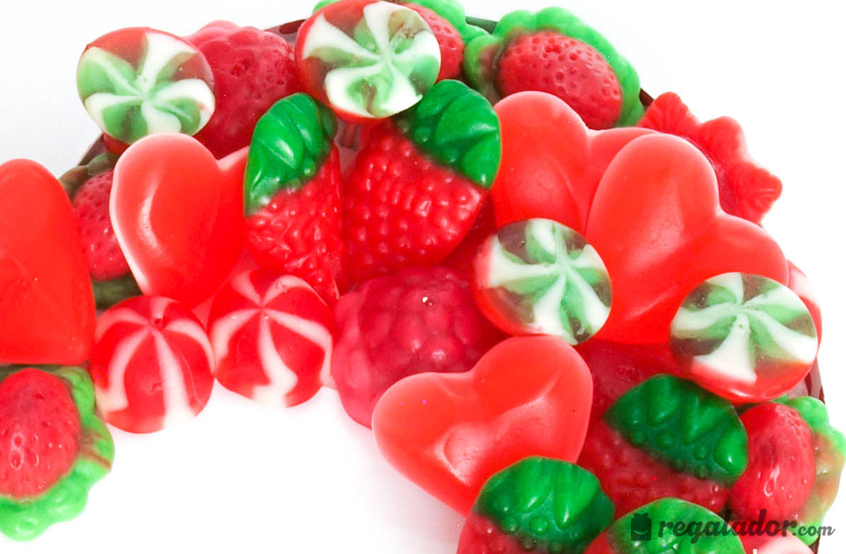 El corazón de chuches más romántico