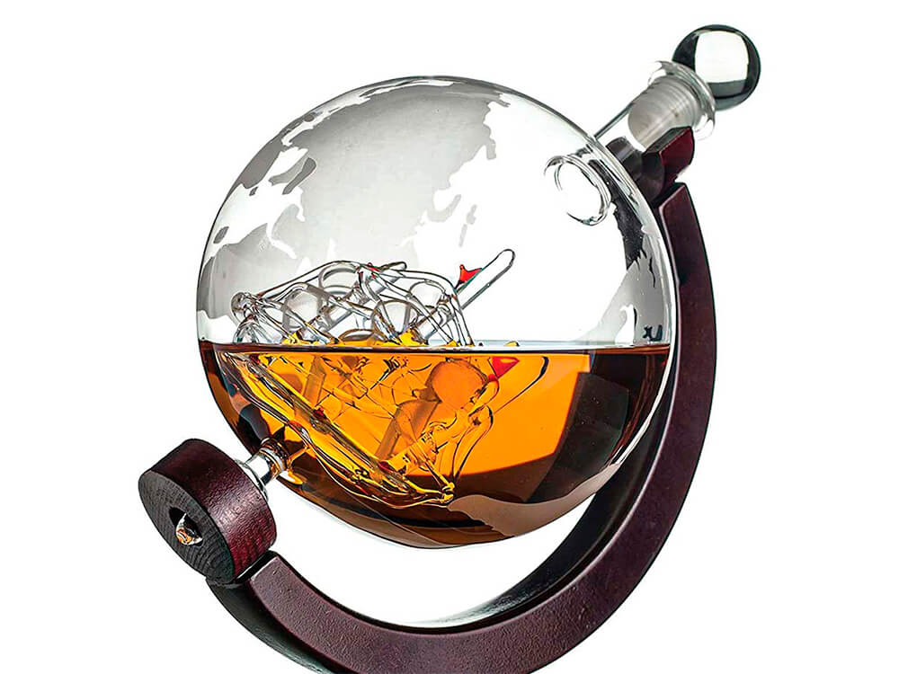 Set para licor con forma de globo terráqueo | Regalador.com