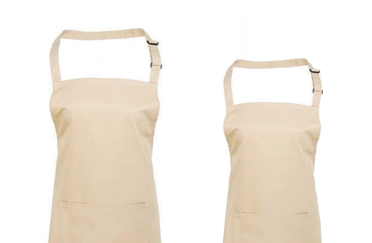 Los delantales personalizados para chef y mini-chef