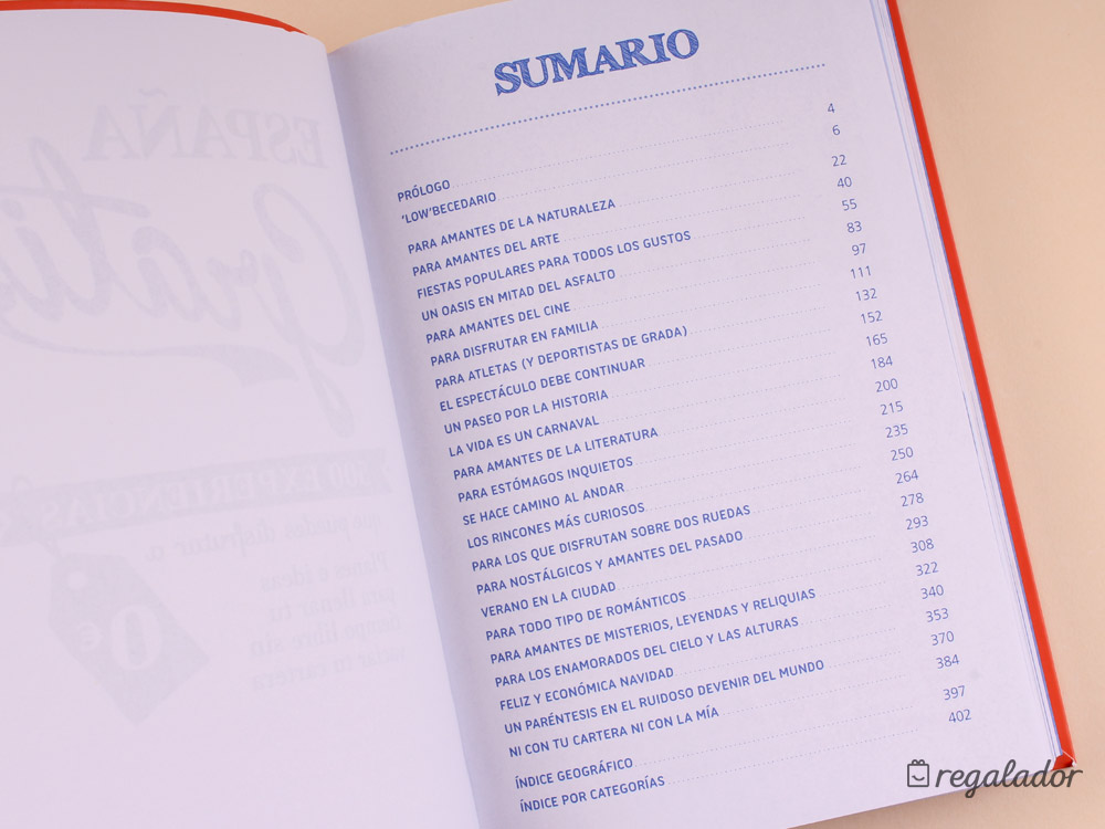 «España gratis – 500 experiencias para disfrutar a 0€»