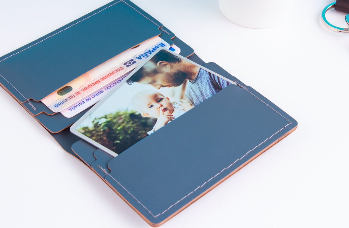 Foto impresa en tarjeta de aluminio