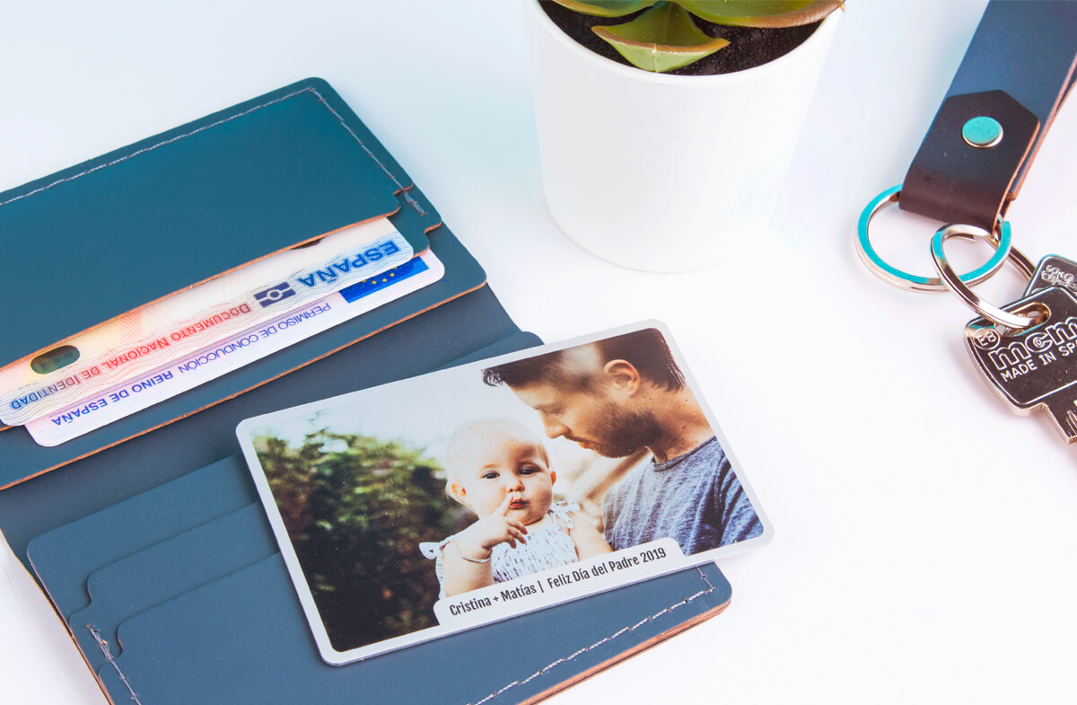 Foto impresa en tarjeta de aluminio