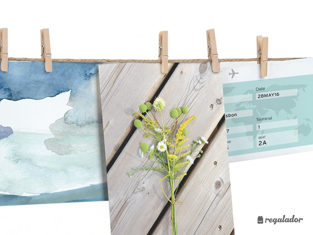 Soporte de mesa para colgar fotos «Hangit»