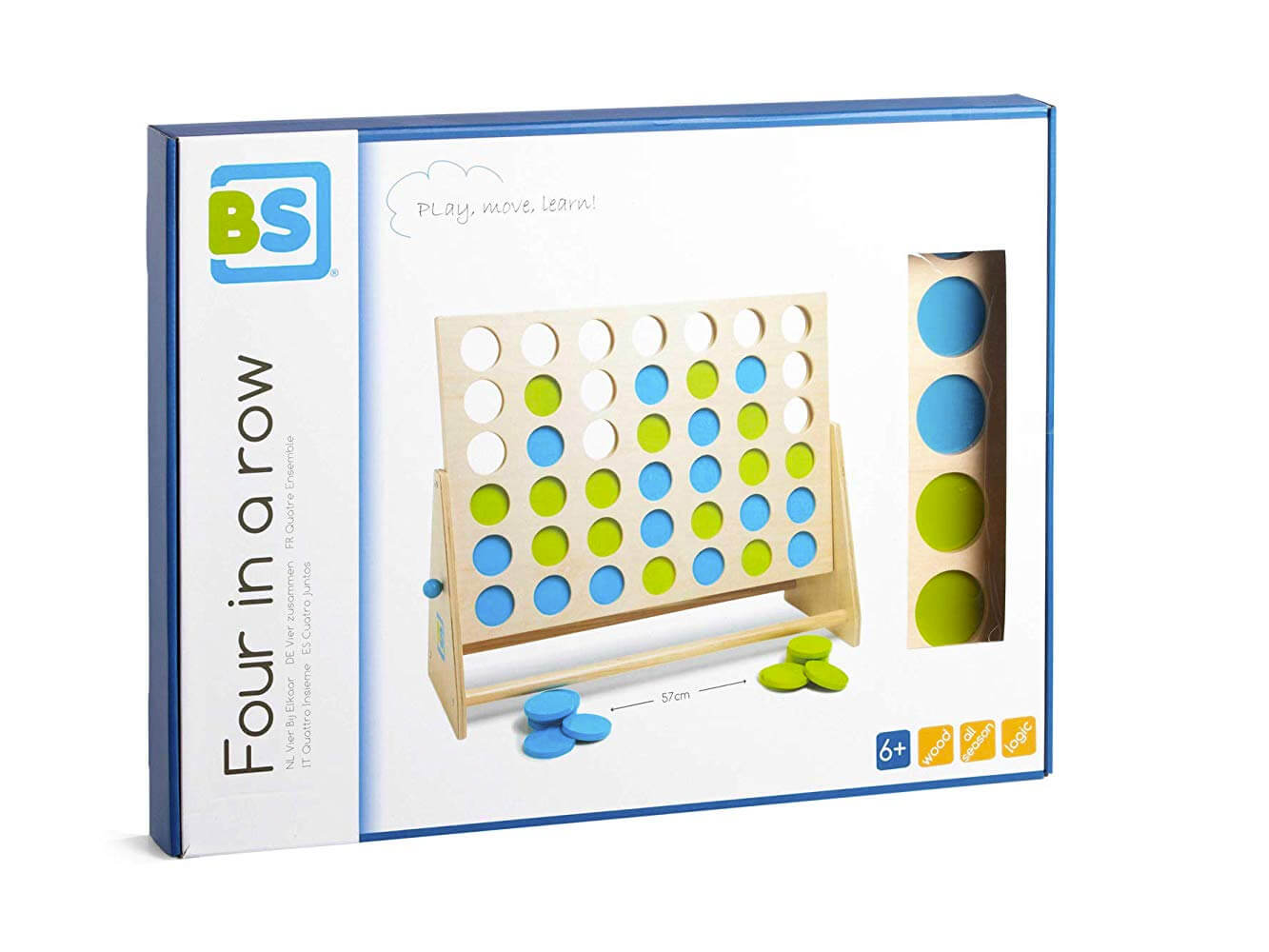 El clásico cuatro en línea, ¡pero en grande!