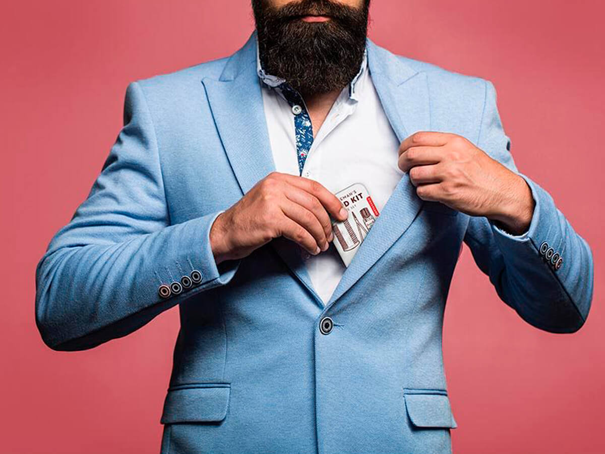 Kit de viaje para el cuidado de la barba