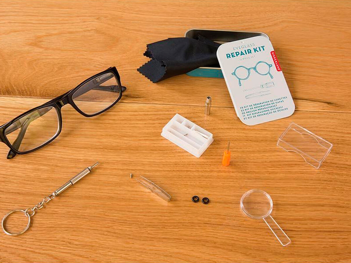 Kit para reparar gafas