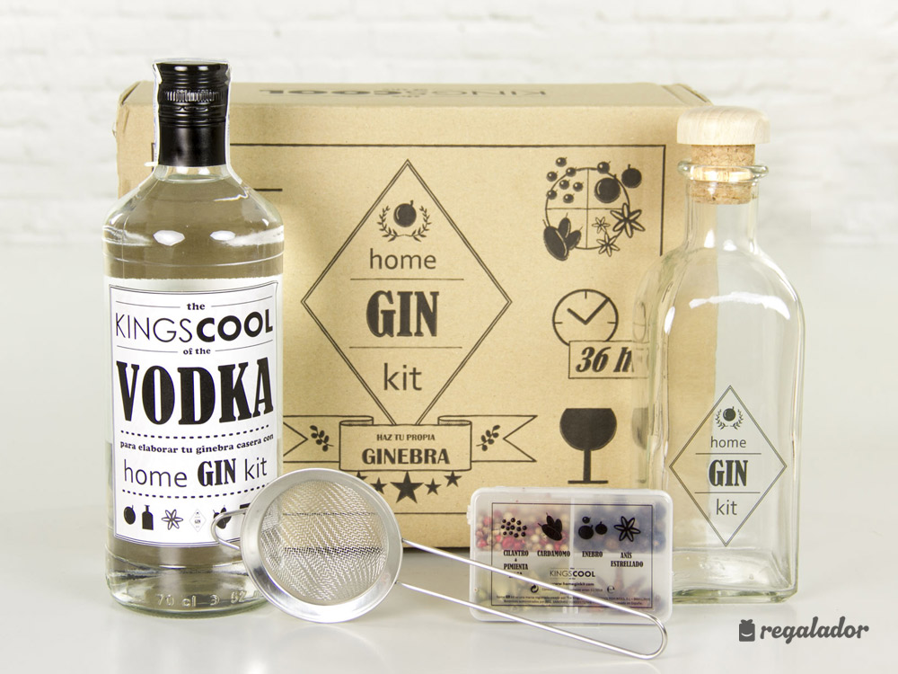 Kit para preparar su propia ginebra