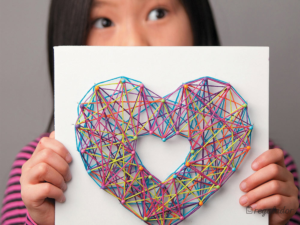 String art: Kit para crear cuadros con hilos