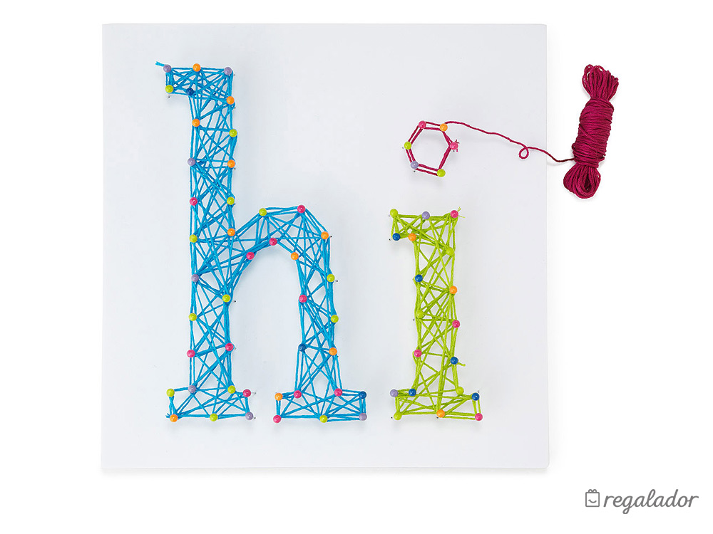 String art: Kit para crear cuadros con hilos
