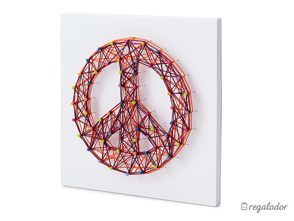 String art: Kit para crear cuadros con hilos
