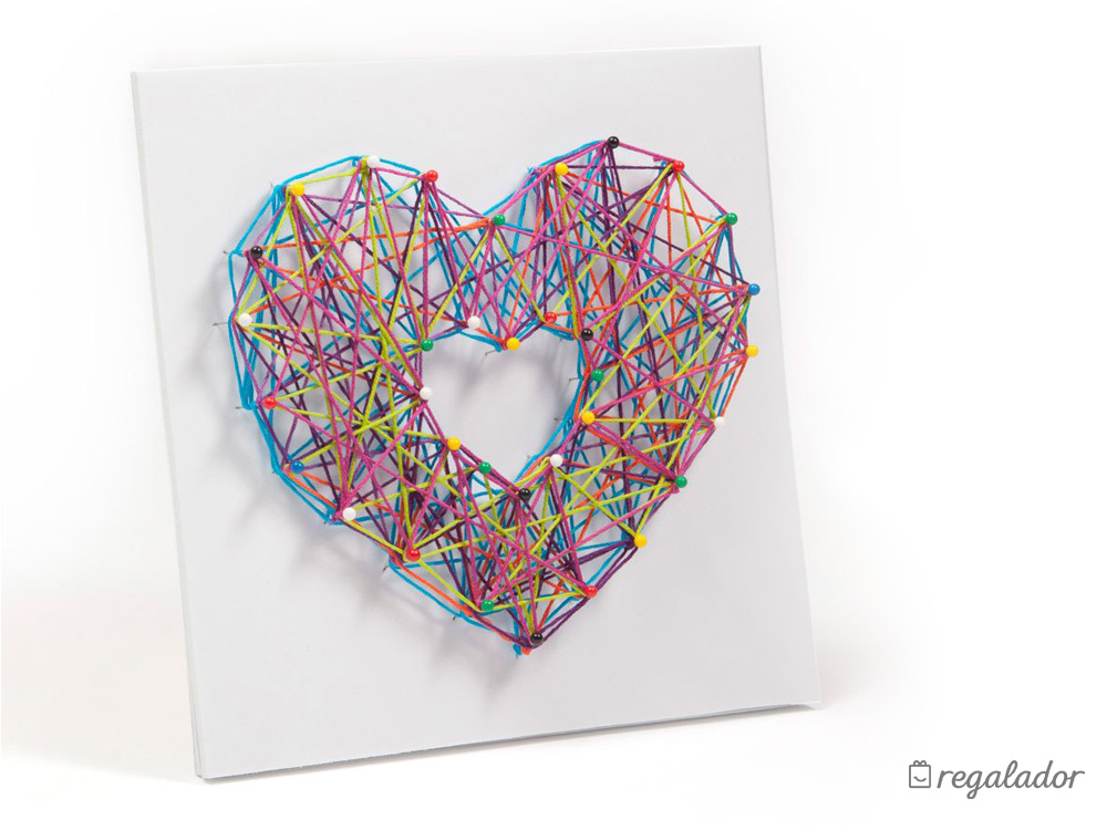 String art: Kit para crear cuadros con hilos