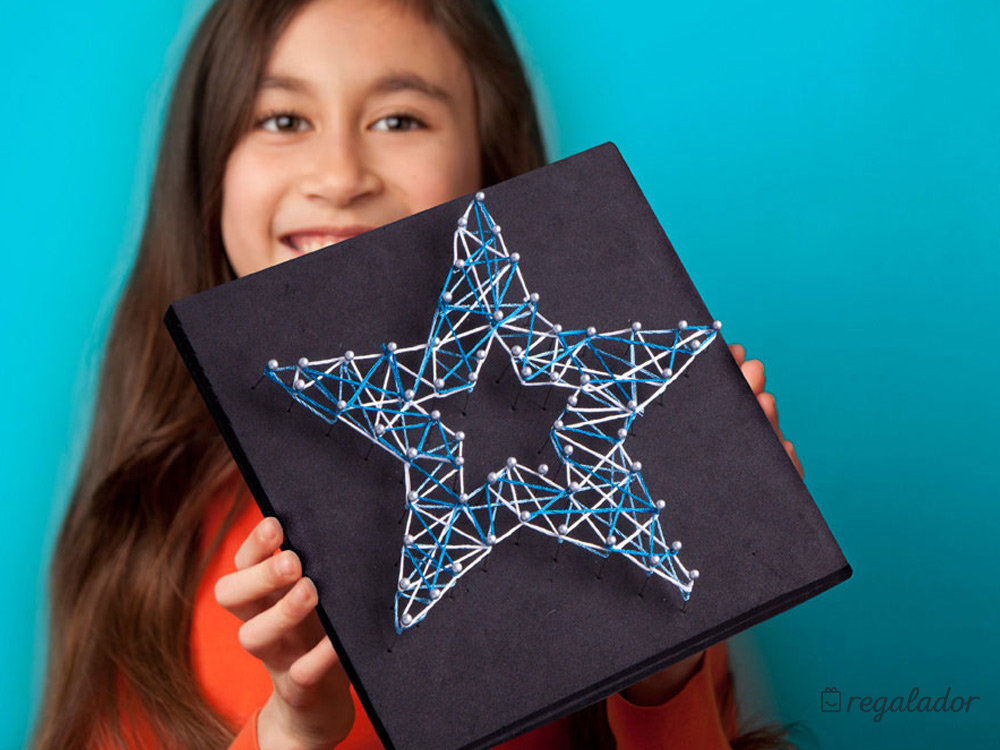 String art: Kit para crear cuadros con hilos