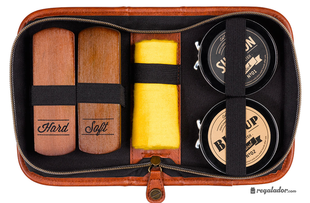 Estuche de diseño para el cuidado de zapatos