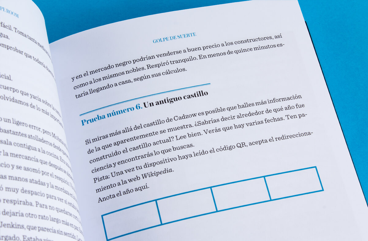 Escape Room, el libro «Morir dos veces»
