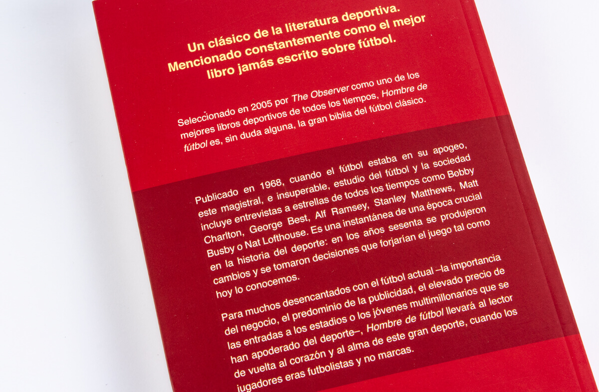 Libro «Hombre de fútbol»