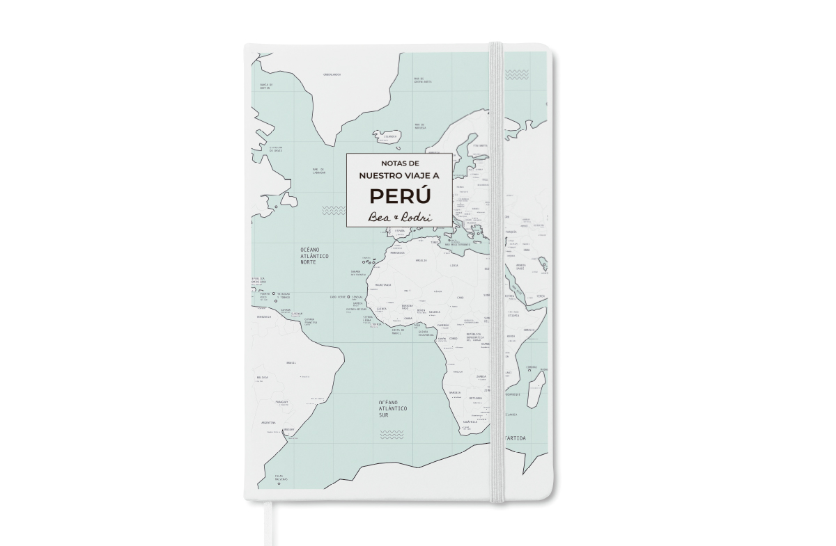 Libreta personalizable para viajeros