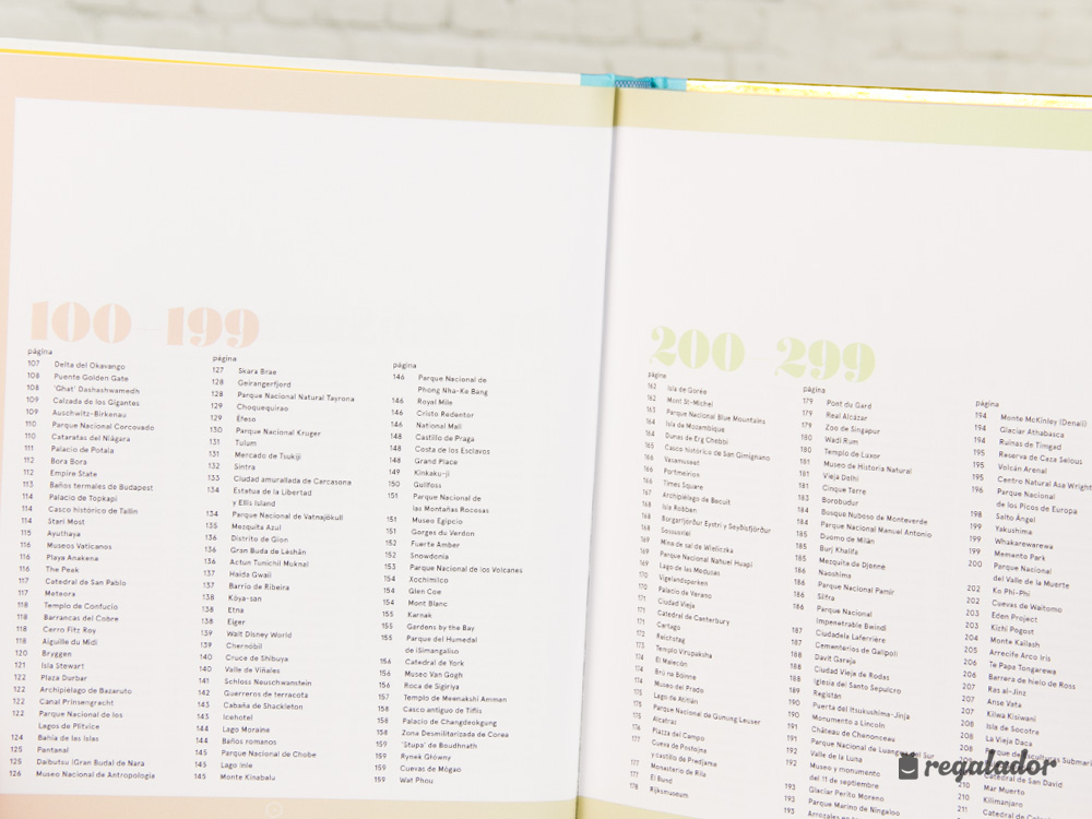 Los 500 mejores lugares para viajar