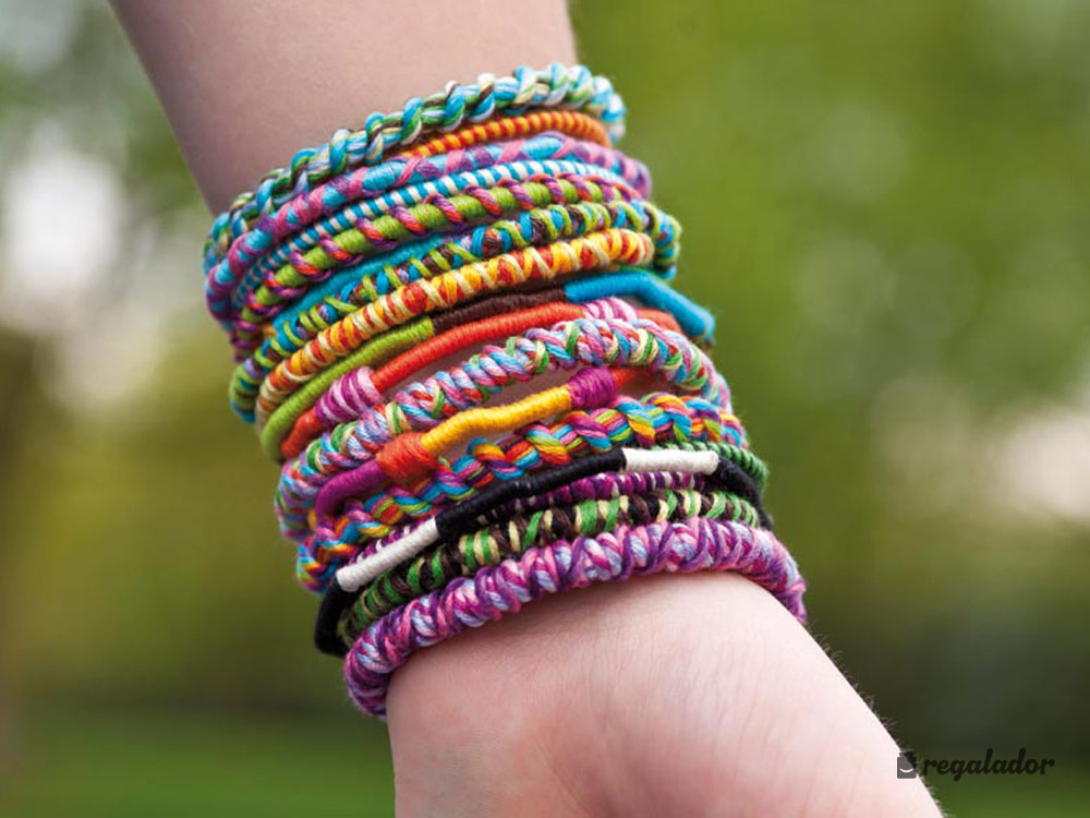 Telar de hilo para hacer pulseras