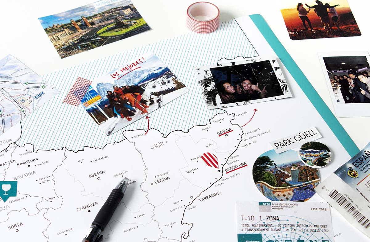 Mapa de España personalizado