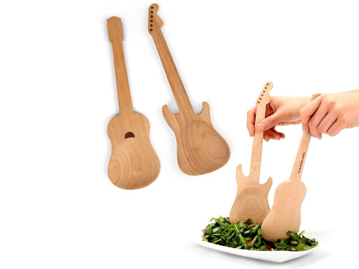 Las cucharas de madera más rockeras