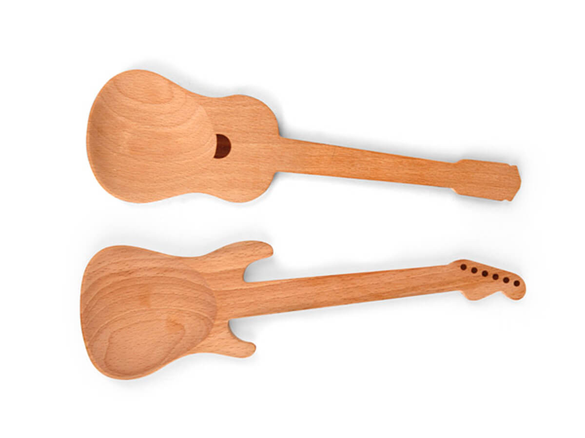 Las cucharas de madera más rockeras
