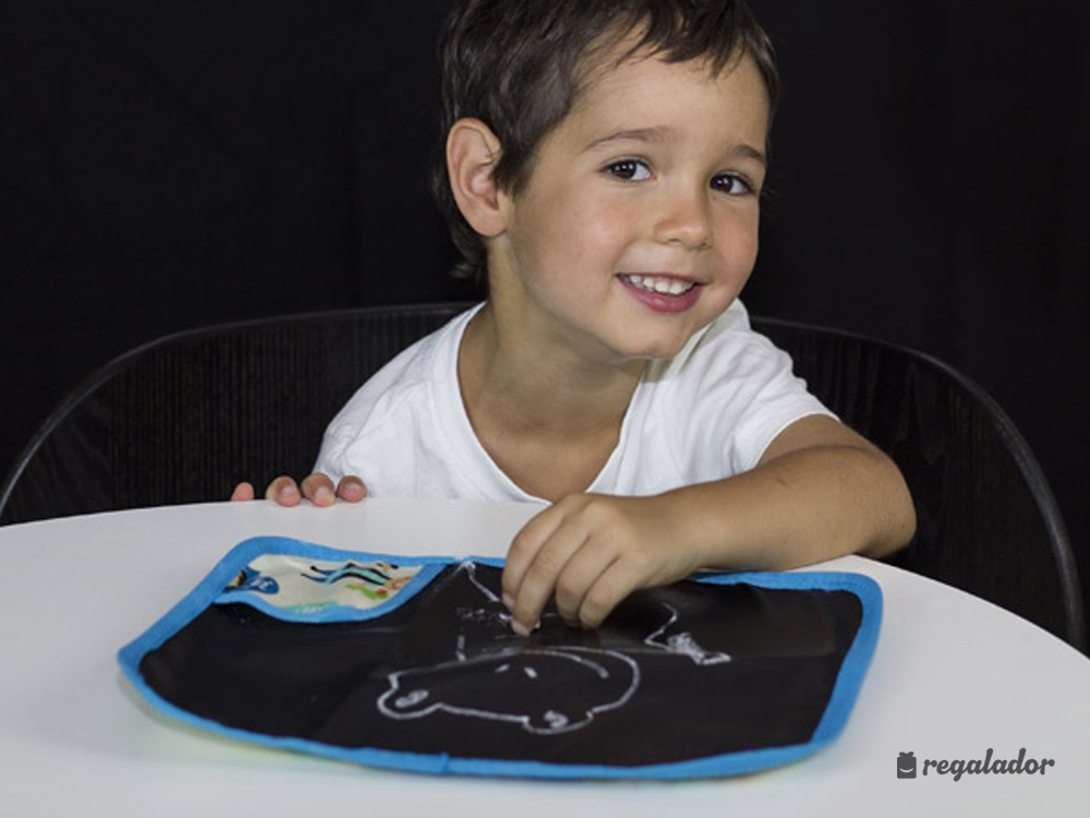 Pizarra de viaje enrollable para niños