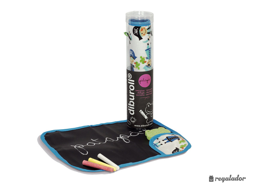 Pizarra de viaje enrollable para niños