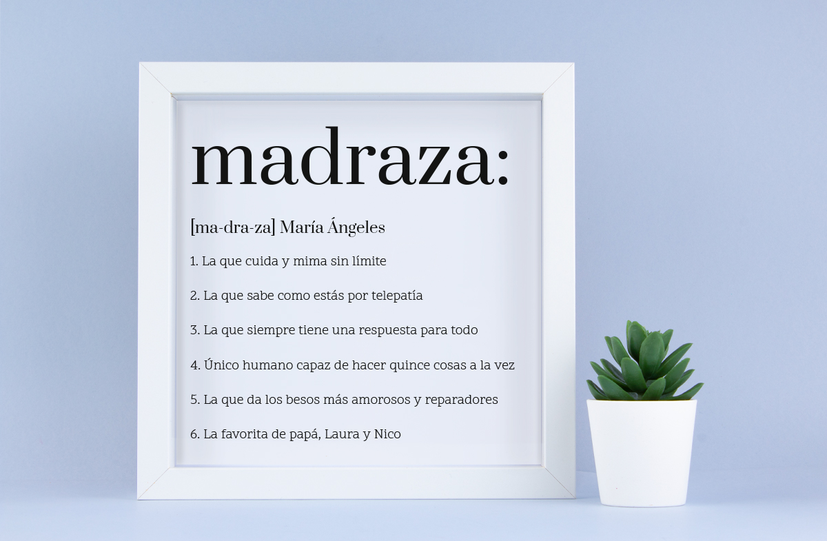 Lámina significado diccionario personalizable