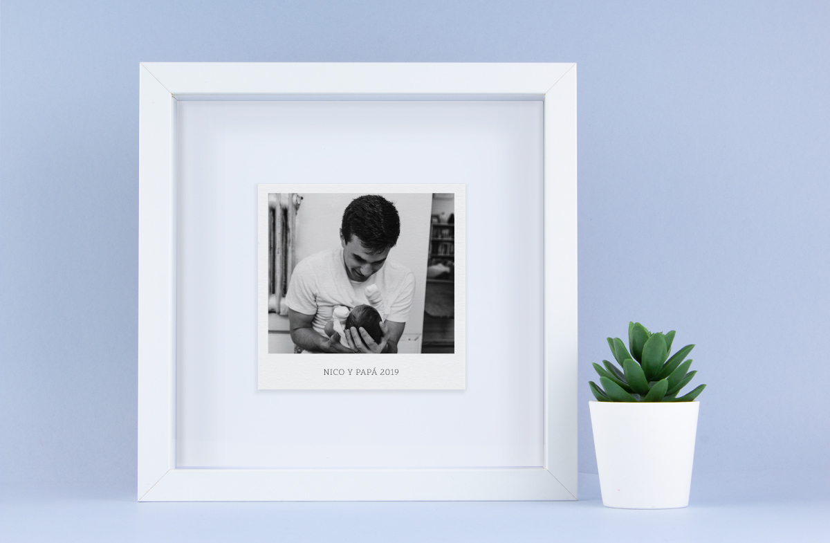 Lámina con foto instantánea personalizada