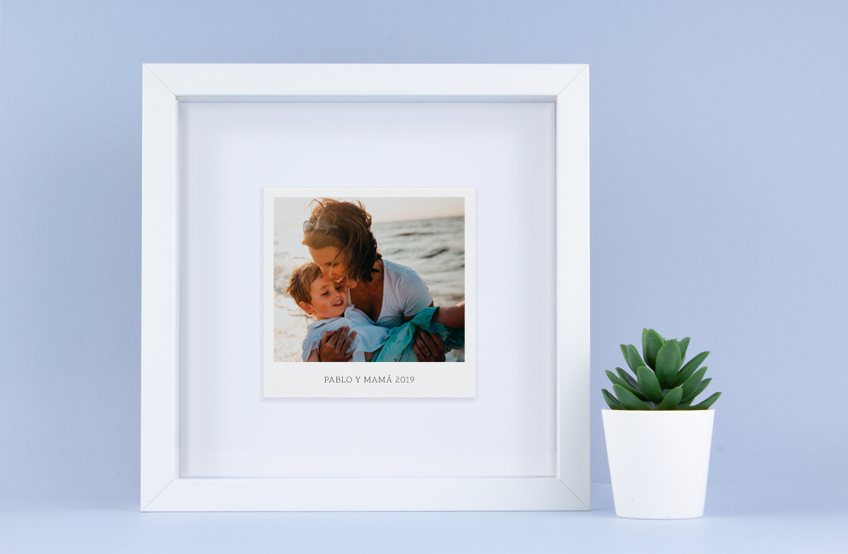 Lámina con foto instantánea personalizada