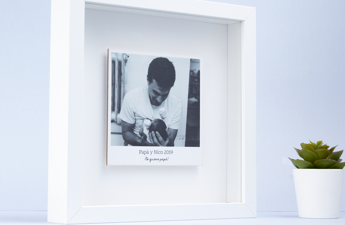 Lámina con foto instantánea personalizada