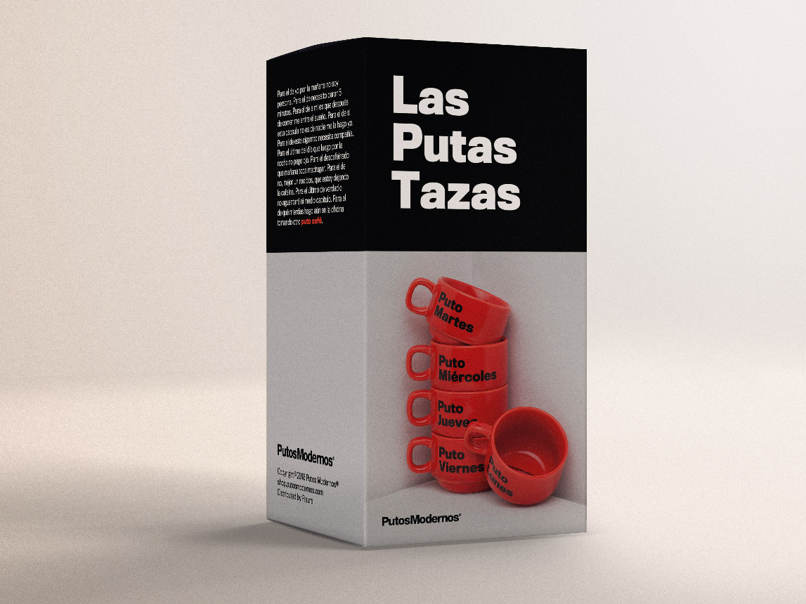 Set de tazas descaradas y con humor