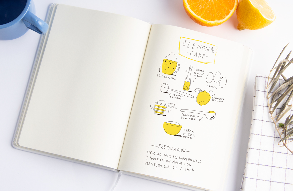 Libreta de recetas personalizable para cocinillas