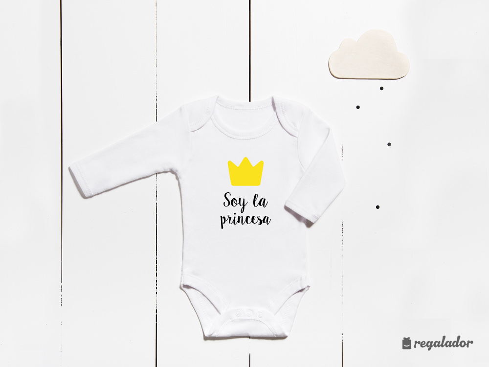 Pack de body y babero para príncipes y princesas