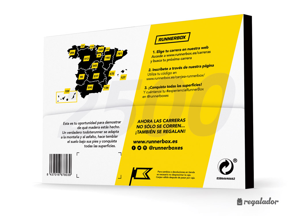 Caja de experiencias para ‘todoterunners’