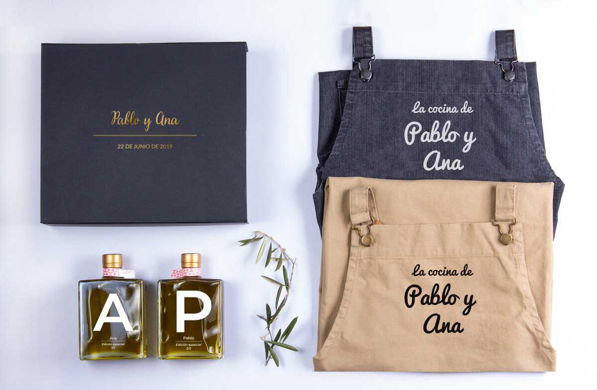 Set personalizado para parejas cocinillas