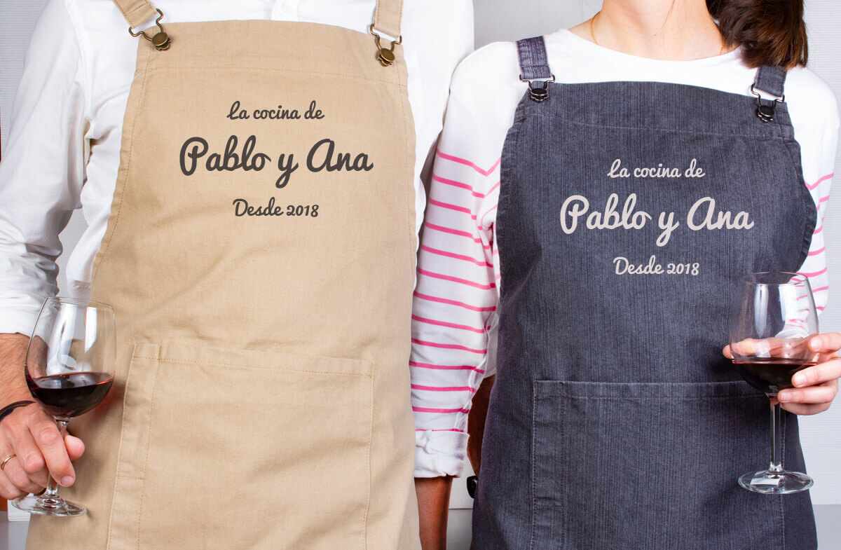 Set personalizado para parejas cocinillas
