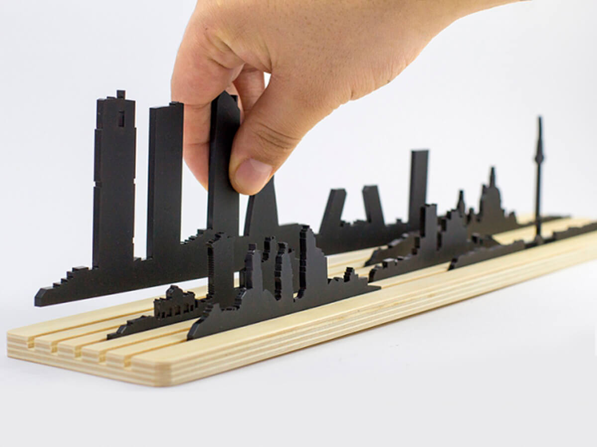 «Shapes», el juego de las siluetas de Madrid y Barcelona