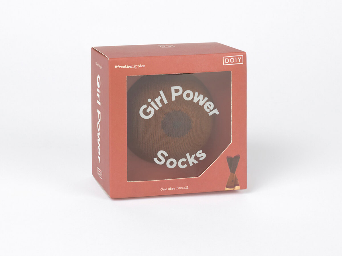 Los calcetines con poder femenino