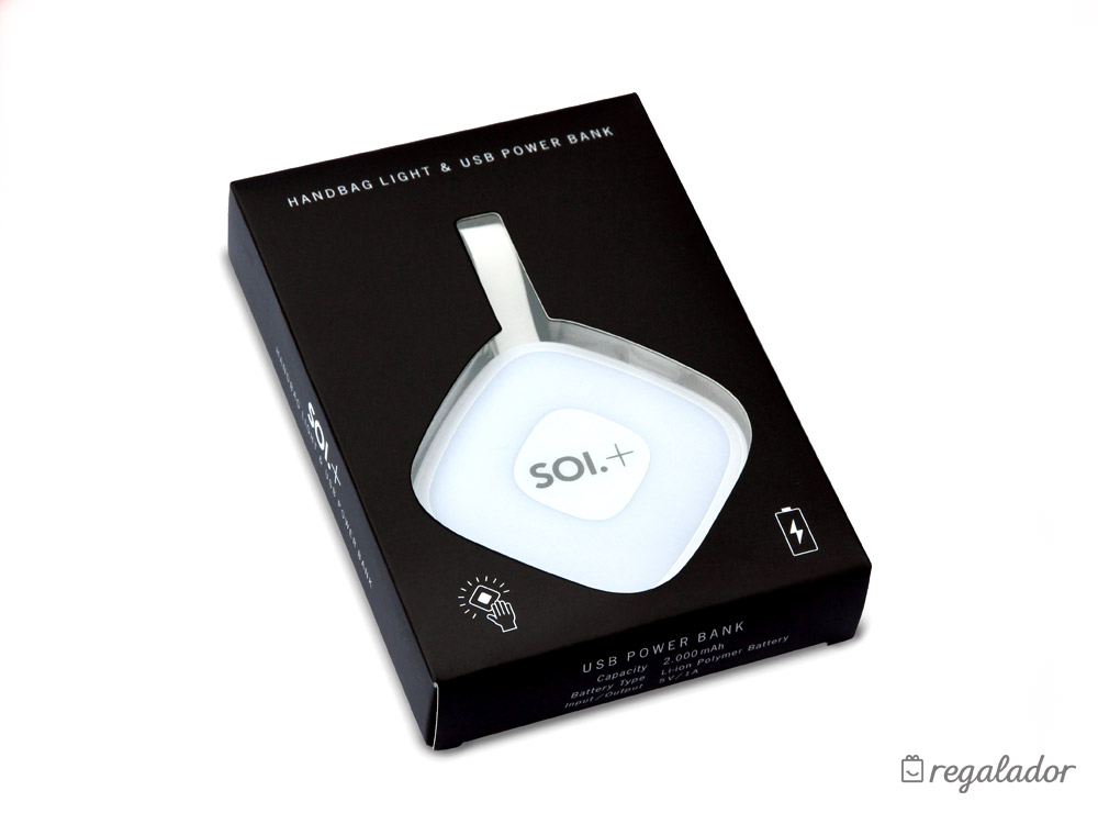 Luz led para encontrar las cosas en el bolso