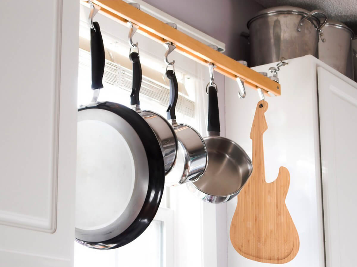 La tabla de madera más rockera