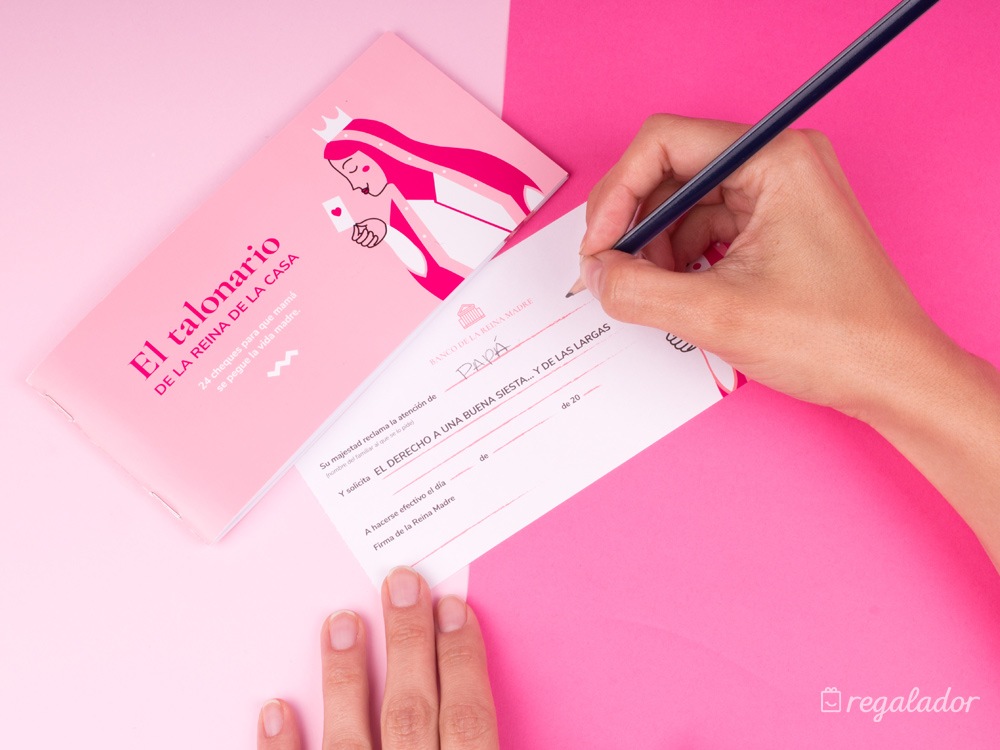 Talonario para mamá, la reina de la casa