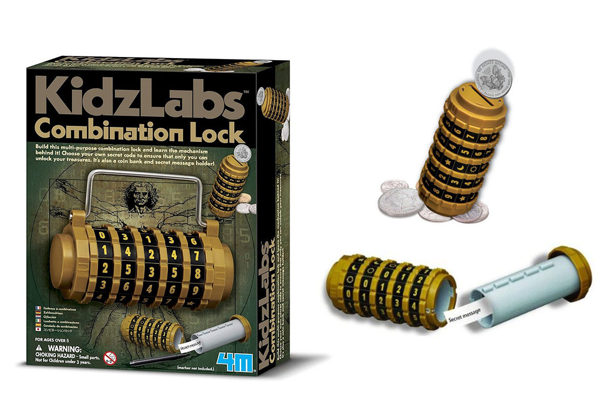 Kit para construir tu candado con combinación